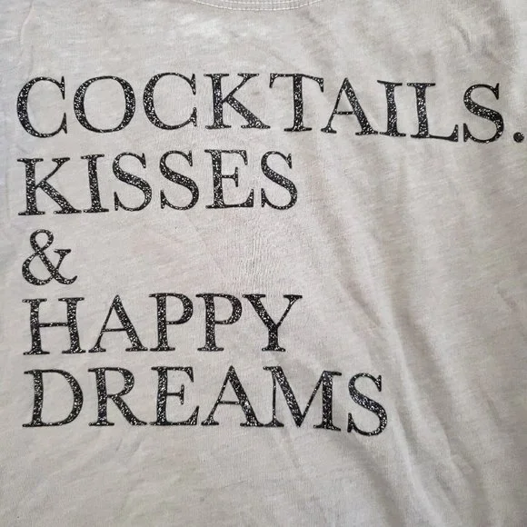 Chaser Cocktail Kisses Happy Dreams Tank Top - Picture 6 of 9